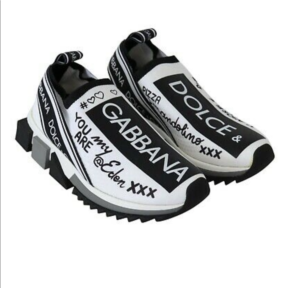 Dolce & Gabbana Sorrento Graffiti Sneakers 44